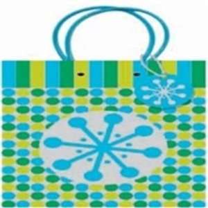  Spearmint Snowflake Gift Bag Case Pack 120 Everything 