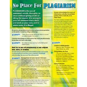  No Place For Plagiarism