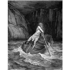   Cling Gustave Dore Dante Charon And The River Acheron