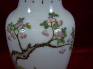 1920s famile rose vase (Qian Long Mark) g2983  
