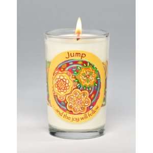  Mandala candle JUMP by The Luminous Soul 