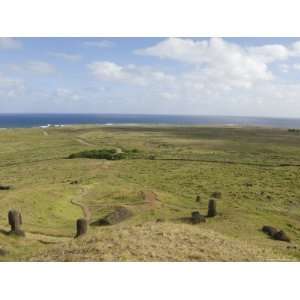  Moai Quarry, Rano Raraku Volcano, Easter Island (Rapa Nui 