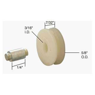  5/8 Nylon Sliding Window Replacement Roller with Axle Pin 