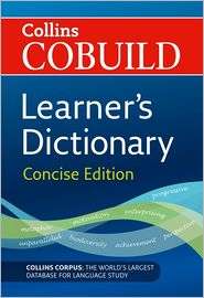 Collins COBUILD Learners Dictionary; Concise Edition, (0007126409 