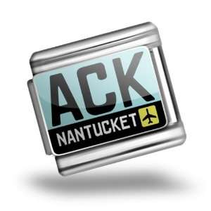  Italian Charms Original Airport code ACK / Nantucket 