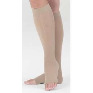 Medi Elegance 20 30 mmHg Open Toe Calf High Compression Stockings in 