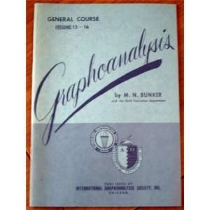    Graphoanalysis General Course Lessons 15 16 M.N. Bunker Books