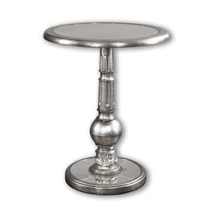 Uttermost Baina Accent Table in Silver 