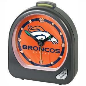    Wincraft Denver Broncos Travel Alarm Clock