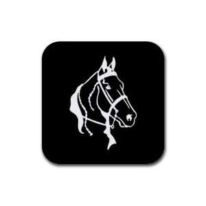  Gaited Horse Rubber Square Coaster set (4 pack) Great Gift 