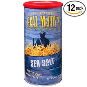 Real McCoys Potato Shoestrings Sea Salt Gluten Free, 8 Ounce (Pack of 