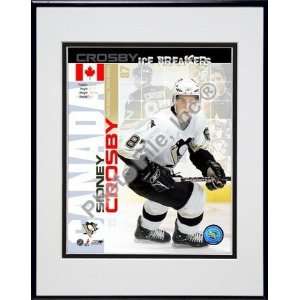  Sidney Crosby Ice Breakers Composite Double Matted 8 x 