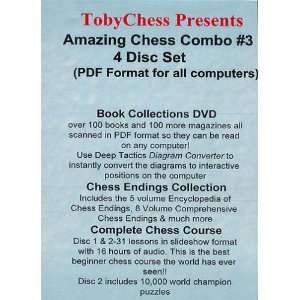  Chess Software Amazing Chess Combo #3 4 Disc Set 