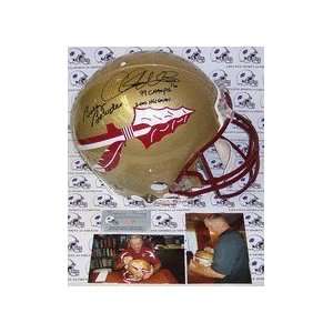 Bobby Bowden & Chris Weinke Autographed Florida State Champs, Heisman 