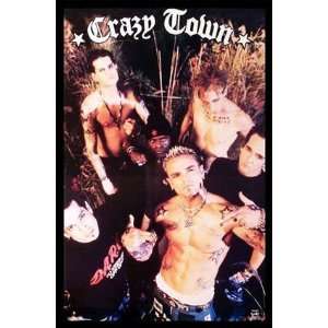  Crazy Town Music Framed Poster Print, 23x35