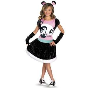 Lets Party By Disguise Littlest Pet Shop Shimmer Panda Child Costume 