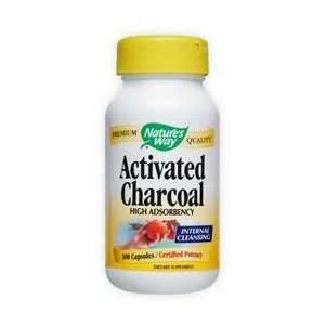  Natures Way Activated Charcoal 560 mg 100 caps Health 