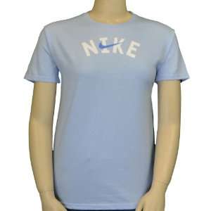 Nike womens Active Logo T Shirt Sky Blue X Large Sports 