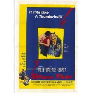  Storm Fear (1956) 27 x 40 Movie Poster Style A