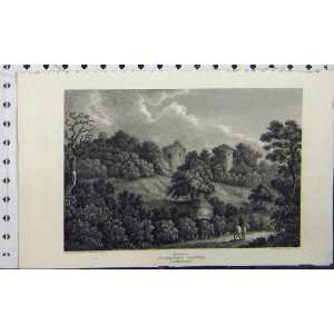 View Chartley Castle Remains Staffordshire Angus Print  