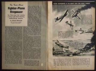 an original 1944 pictorial of the famous planes of world war ii 