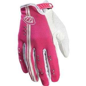    Troy Lee Designs Womens Ace Gloves   2010   Small/Pink Automotive