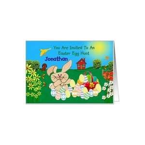  Invitation   To Jonathan / Easter Egg Hunt Card Health 