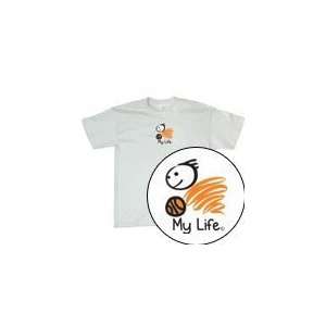 My Life   Basketball Boy Short Sleeve T Shirt Youth   Shirts