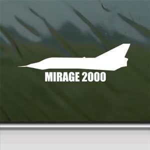  MIRAGE 2000 White Sticker Military Soldier Laptop Vinyl 