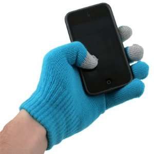 Touch Screen Gloves for iPhone iPod Winter Protection BLUE