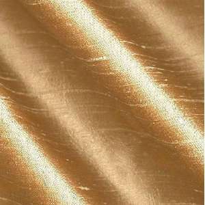   Dupioni Silk Fabric Fools Gold By The Yard Arts, Crafts & Sewing