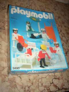 OLD PLAYMOBIL ANTEX ARGENTINA 3490 HOSPITAL TEAM NIB  