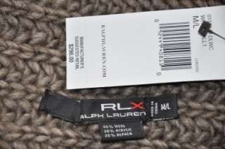 Ralph Lauren RLX Heavy Knit Wool Poncho Sweater M/L  