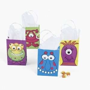 Mini Monster Gift Bags With Wiggle Eyes   Party Favor & Goody Bags 