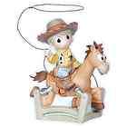 Precious Moments Disney Toy Story Woody Cowboy Horse Porcelain 