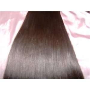  100% Chinese Virgin Weft Hair Natural Color #1b Beauty