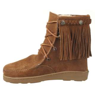   Moccasin Womens Boots Pile Lined Tramper Boot Brown 3532  