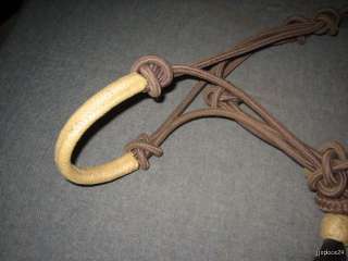 Rawhide Bosal With Nylon Rope Training Headstall Never Used Great 