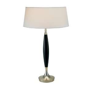  Adesso Spindle Table Lamp, Black