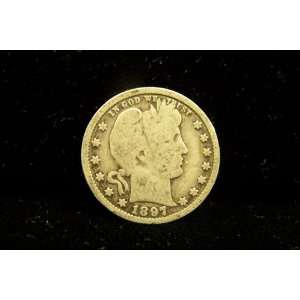   Barber Circulated Quarter Dollar US Collectible Coin 