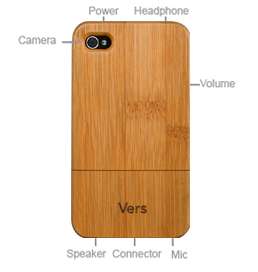 Vers Audio wood case   Slimcase for iPhone 4/4S  