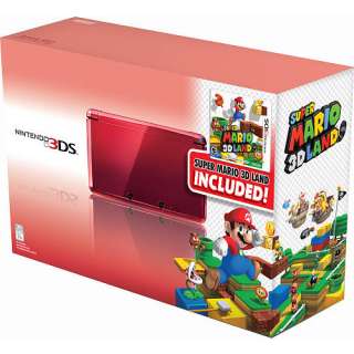   Holiday Bundle with Super Mario 3D Land Flame Red 3DS 