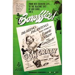  Gun Crazy (1949) 27 x 40 Movie Poster Style C