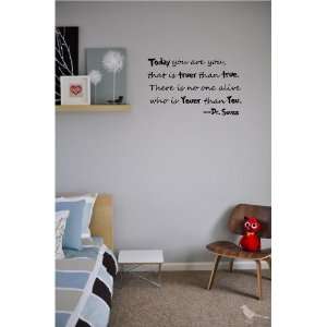   you Dr. Seuss cute wall quotes sayings art vinyl decal