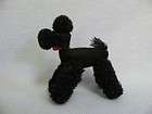   Black Poodle STEIFF #1506s WOLL PUDEL Schwarz 1955 58 Wool & Felt