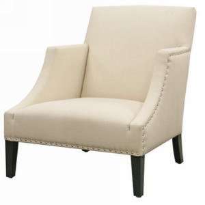  Wholesale Interiors Heddery Club Chair in Cream Fabric 