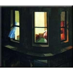  Night Windows 30x26 Streched Canvas Art by Hopper, Edward 