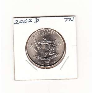   2002 D Uncirculated Tennessee State Quarter Us Coin 