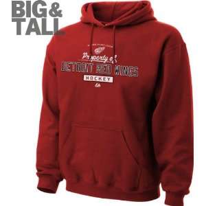 Detroit Red Wings Big and Tall Property Of Hooded Sweatshirt  