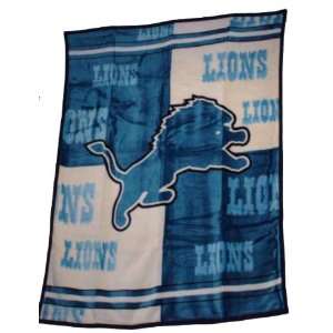  NFL Football Detroit Lions Blanket 4th Quarter Mink 